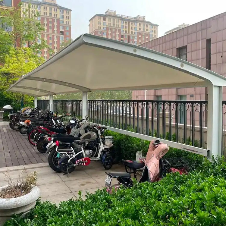 渭源县膜结构电动车棚